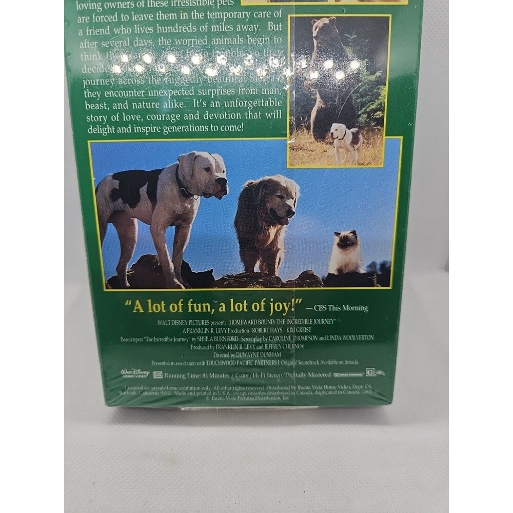 Homeward Bound: The Incredible Journey (VHS, 1993) - Picture 7 of 9